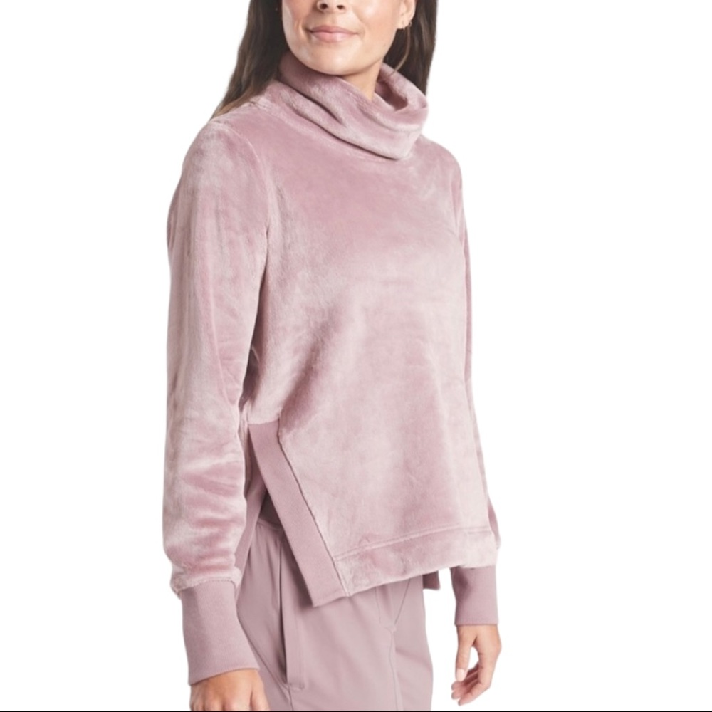 ATHLETA Double Cozy Karma Funnel Neck Sweatshirt. Size XS